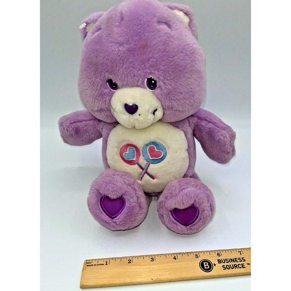 Share Bear Care Bears Play Along Plush Purple Lollipops Works! - Picture 15 of 16